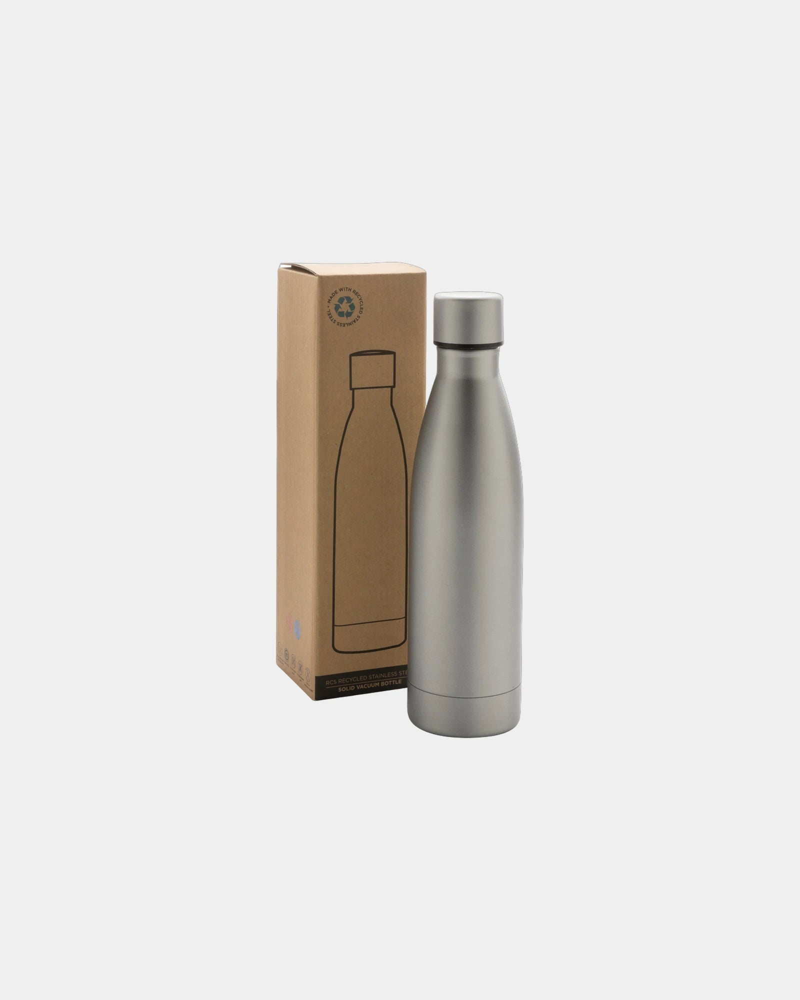 Promotional recycled stainless steel 500ml water bottle - 8