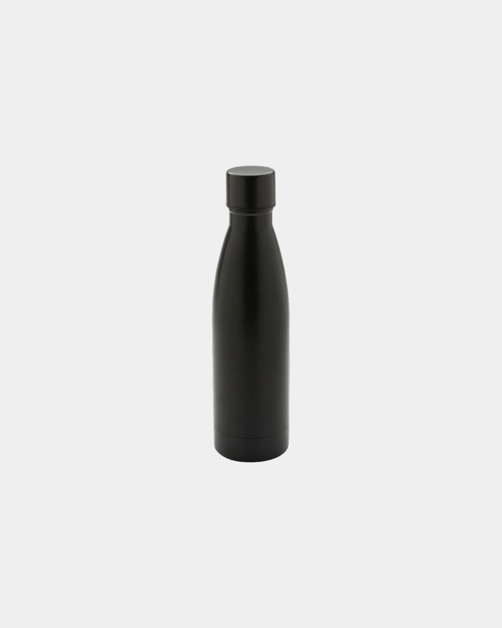 Promotional recycled stainless steel 500ml water bottle - Black