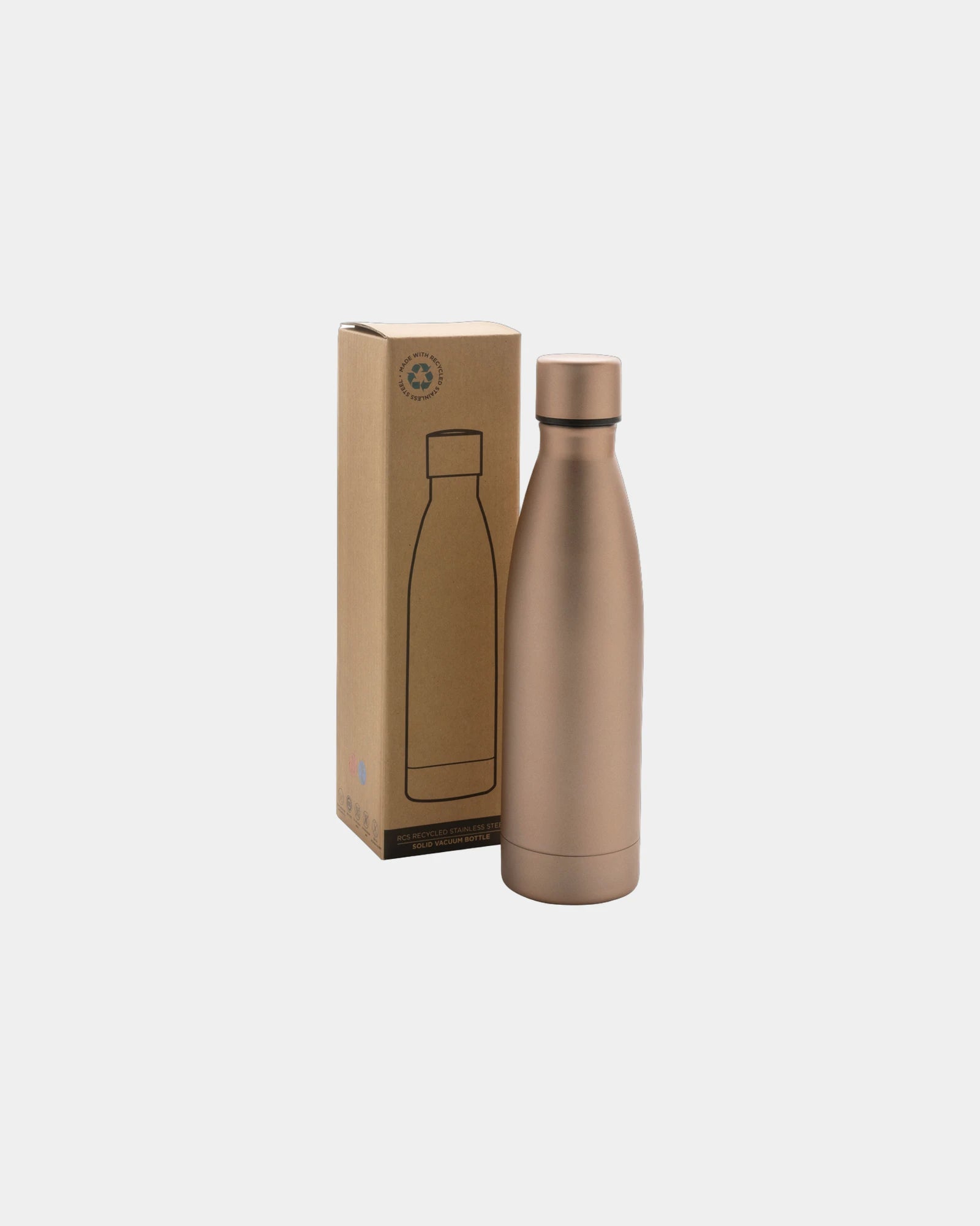 Promotional recycled stainless steel 500ml water bottle - 31