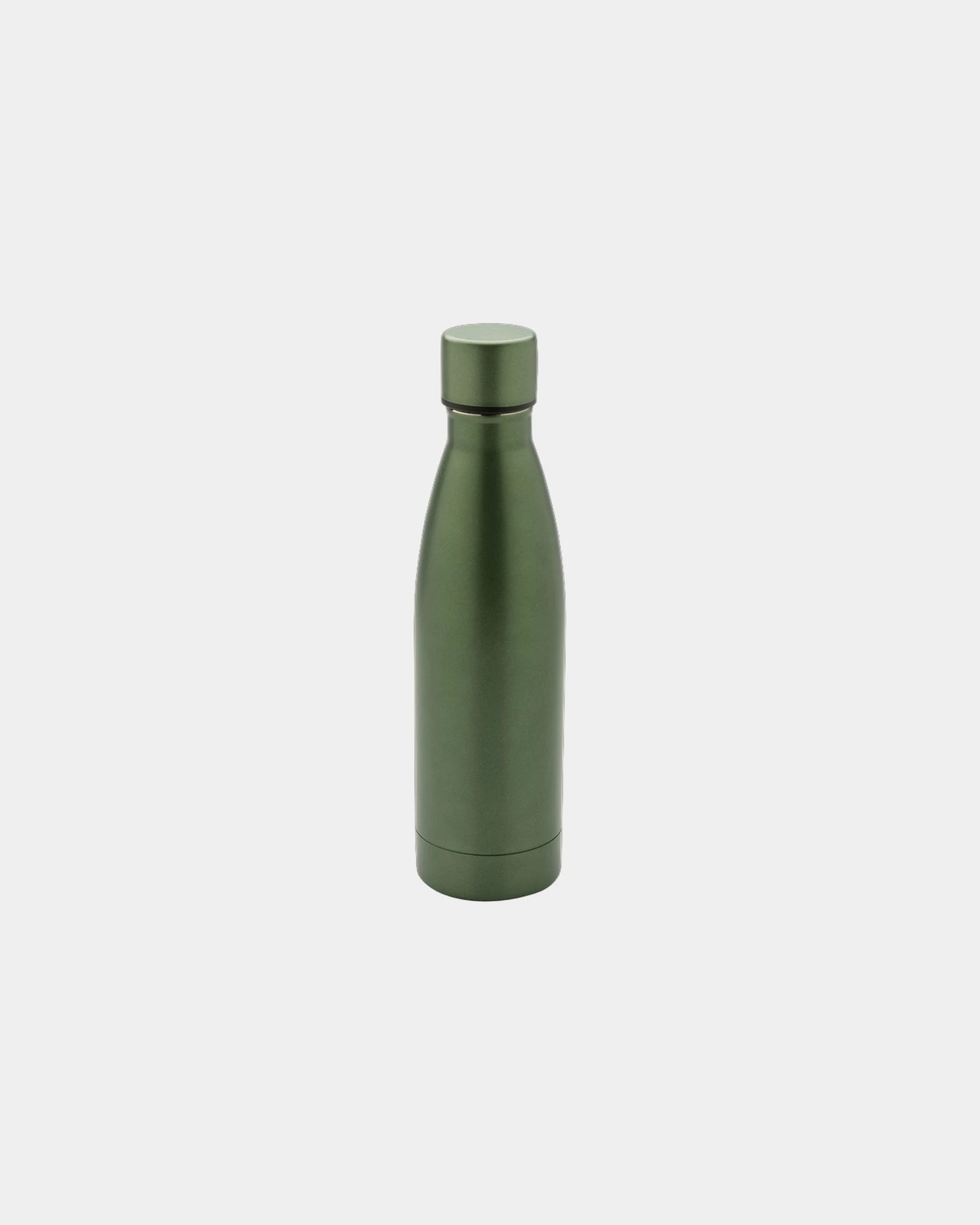 Promotional recycled stainless steel 500ml water bottle - Green