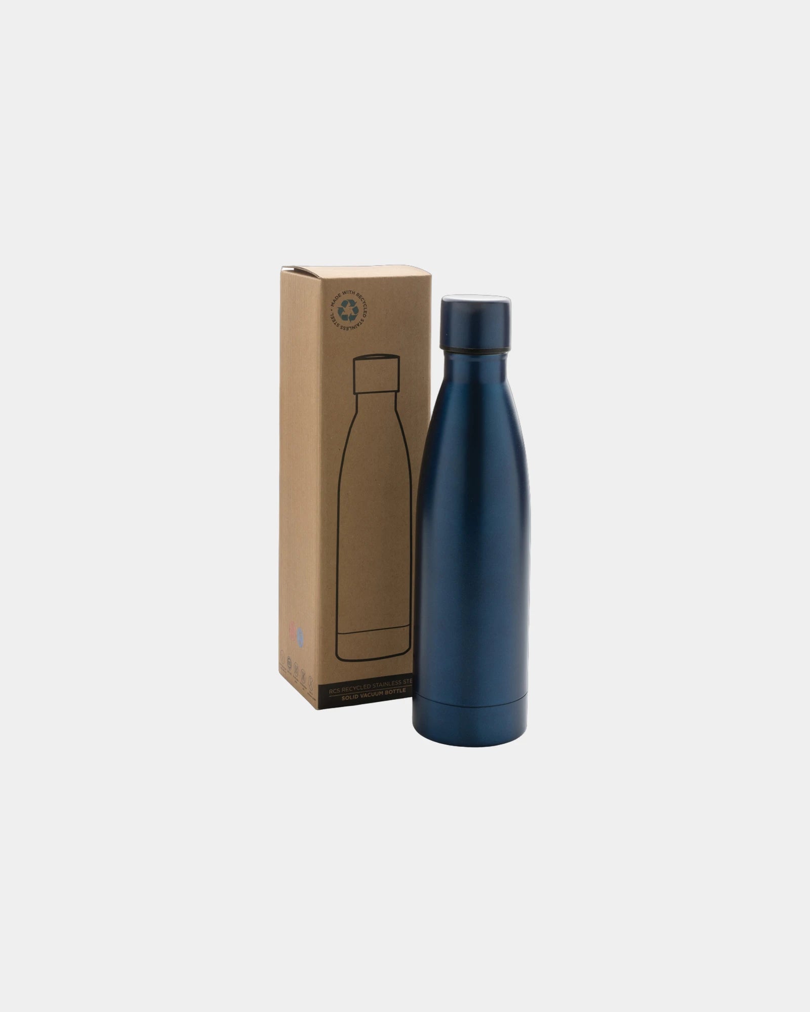 Promotional recycled stainless steel 500ml water bottle - 19