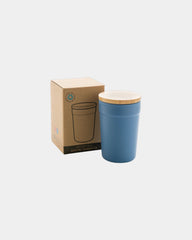 Promotional recycled PP mug with bamboo lid 300ml - 6