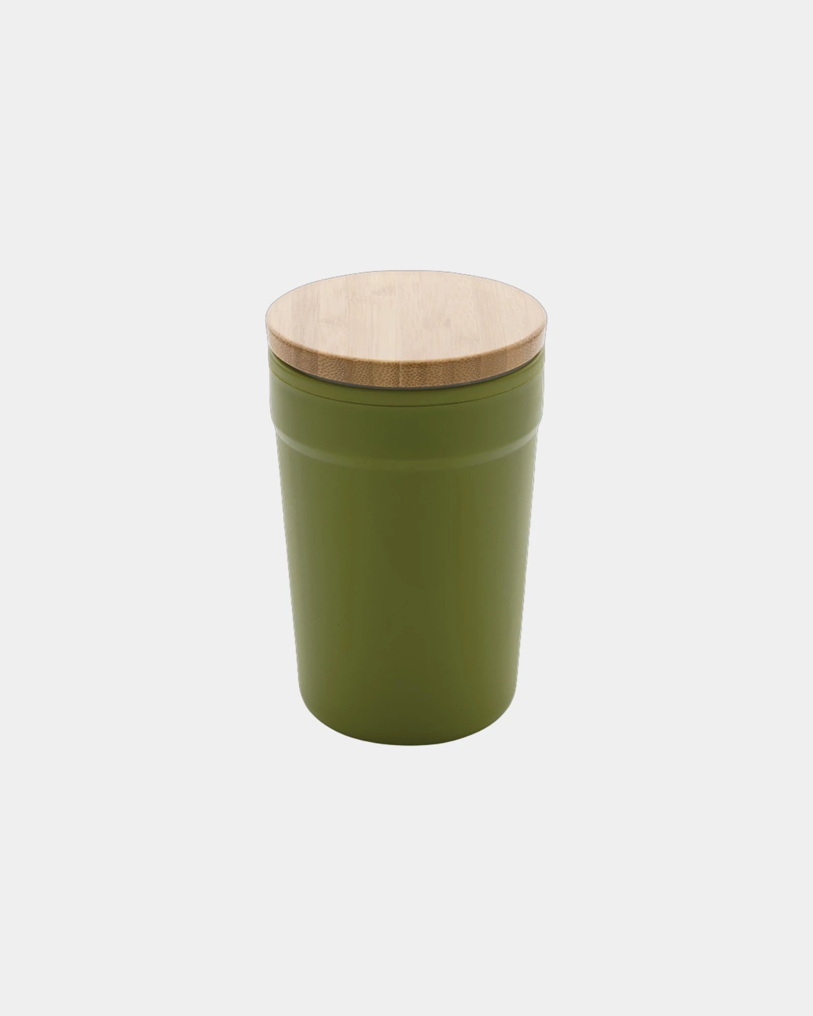 Promotional recycled PP mug with bamboo lid 300ml - Green