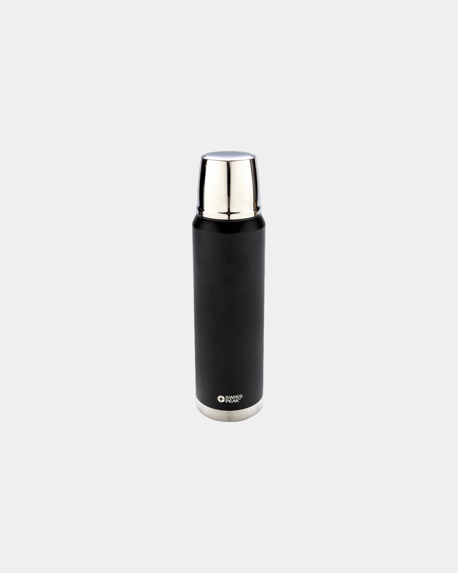 Custom insulated stainless steel water bottle 1L - Black