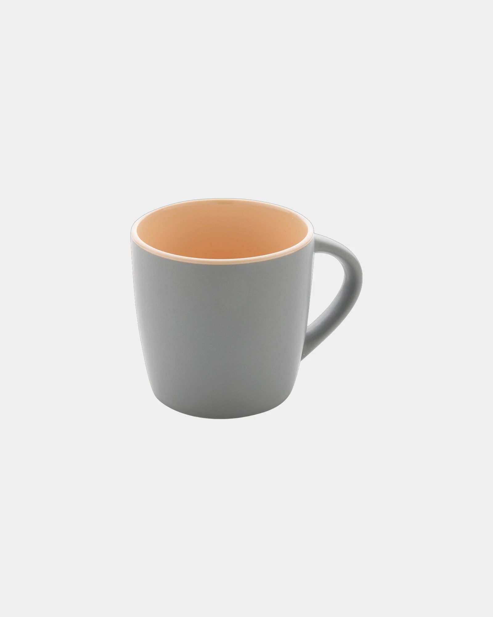 Custom ceramic mug 300ml with colored interior - Brown