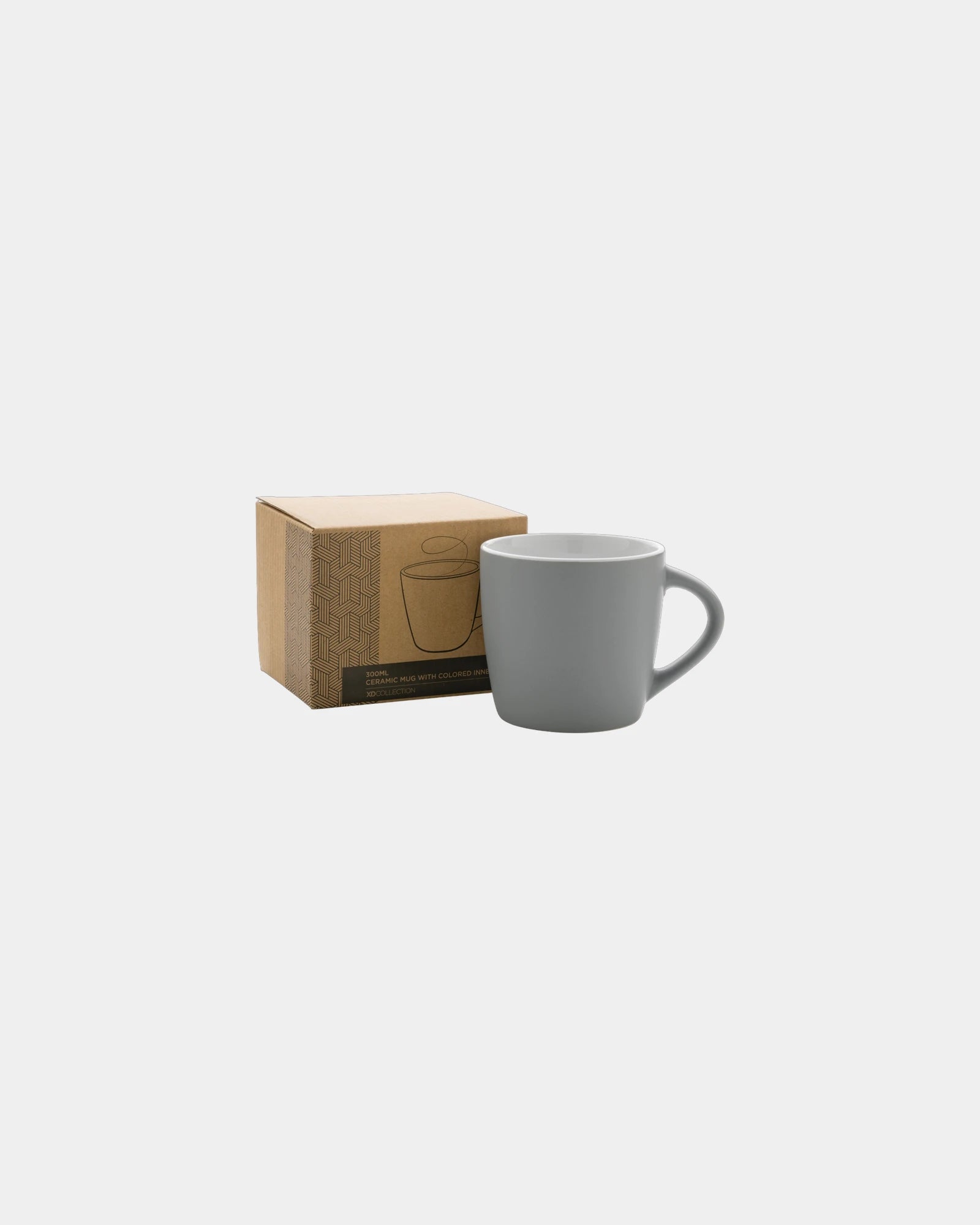 Custom ceramic mug 300ml with colored interior - 4