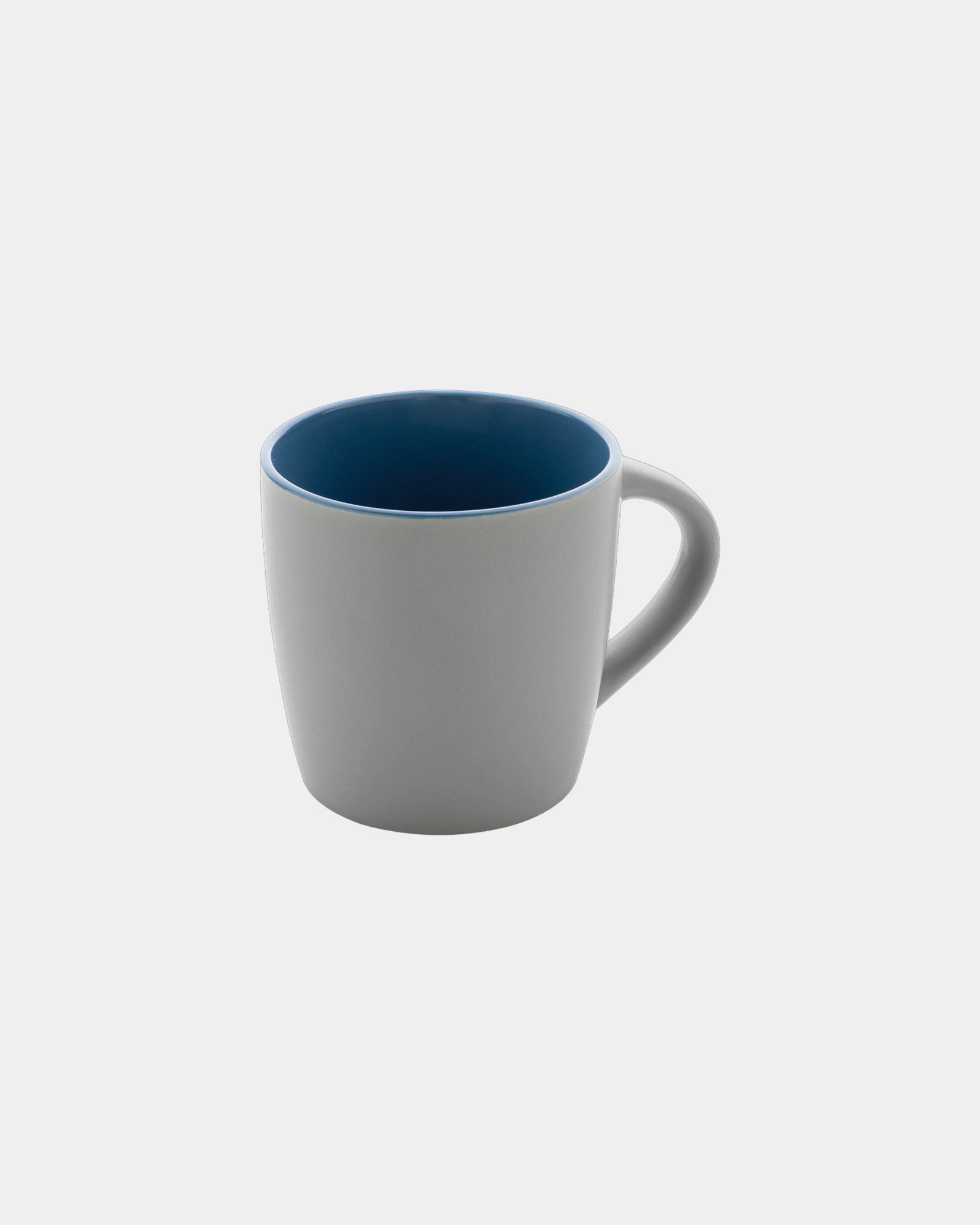 Custom ceramic mug 300ml with colored interior - Blue