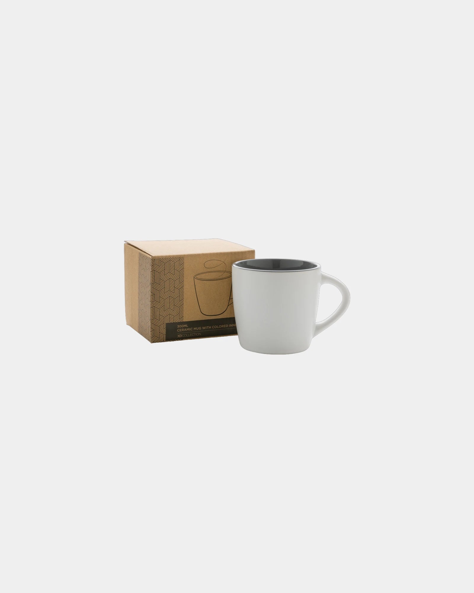 Custom ceramic mug 300ml with colored interior - 10
