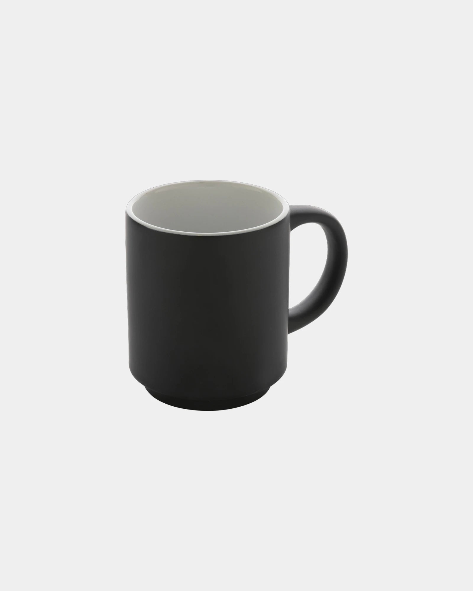Promotional ceramic stackable mug 180ml - Black