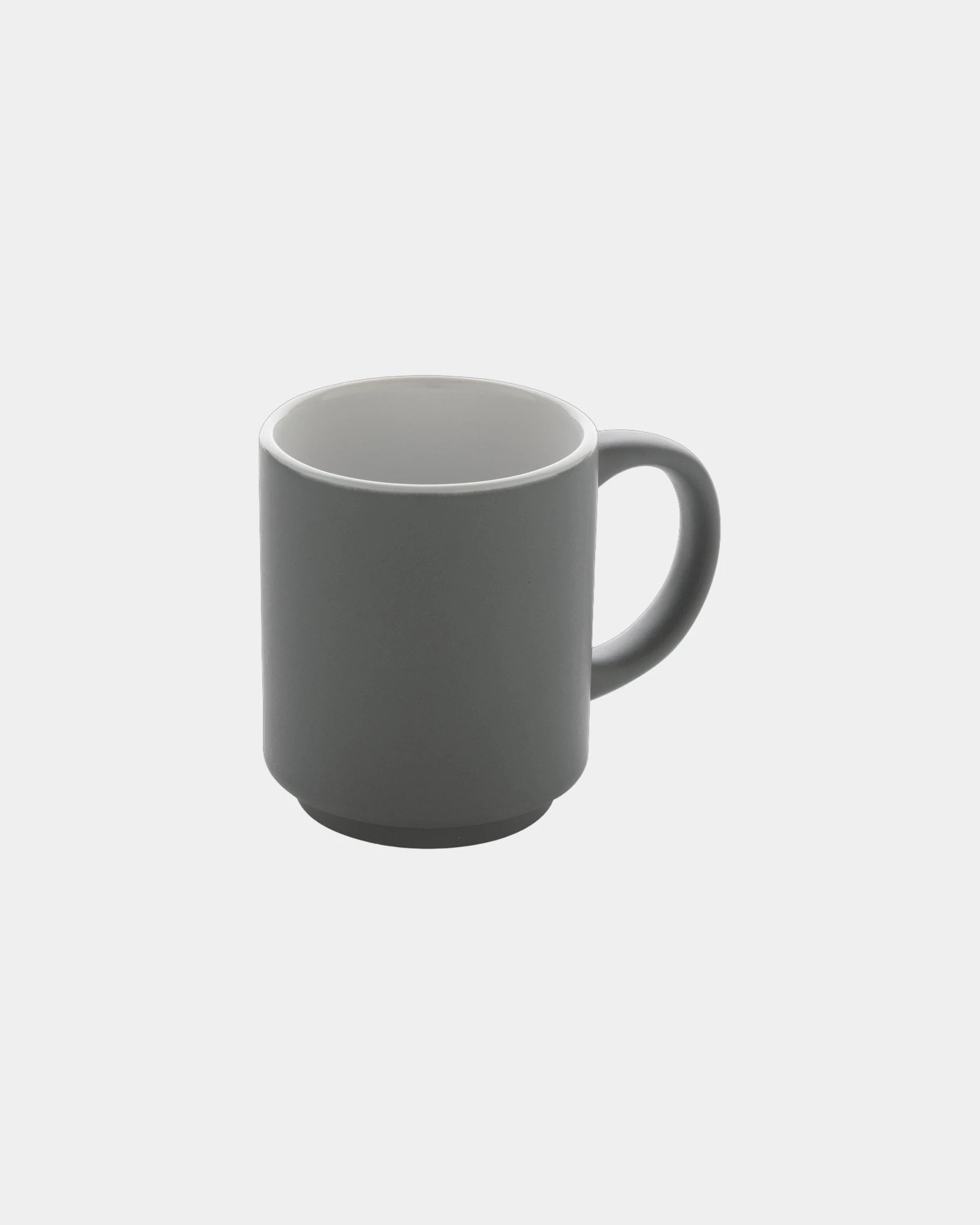 Promotional ceramic stackable mug 180ml - Grey