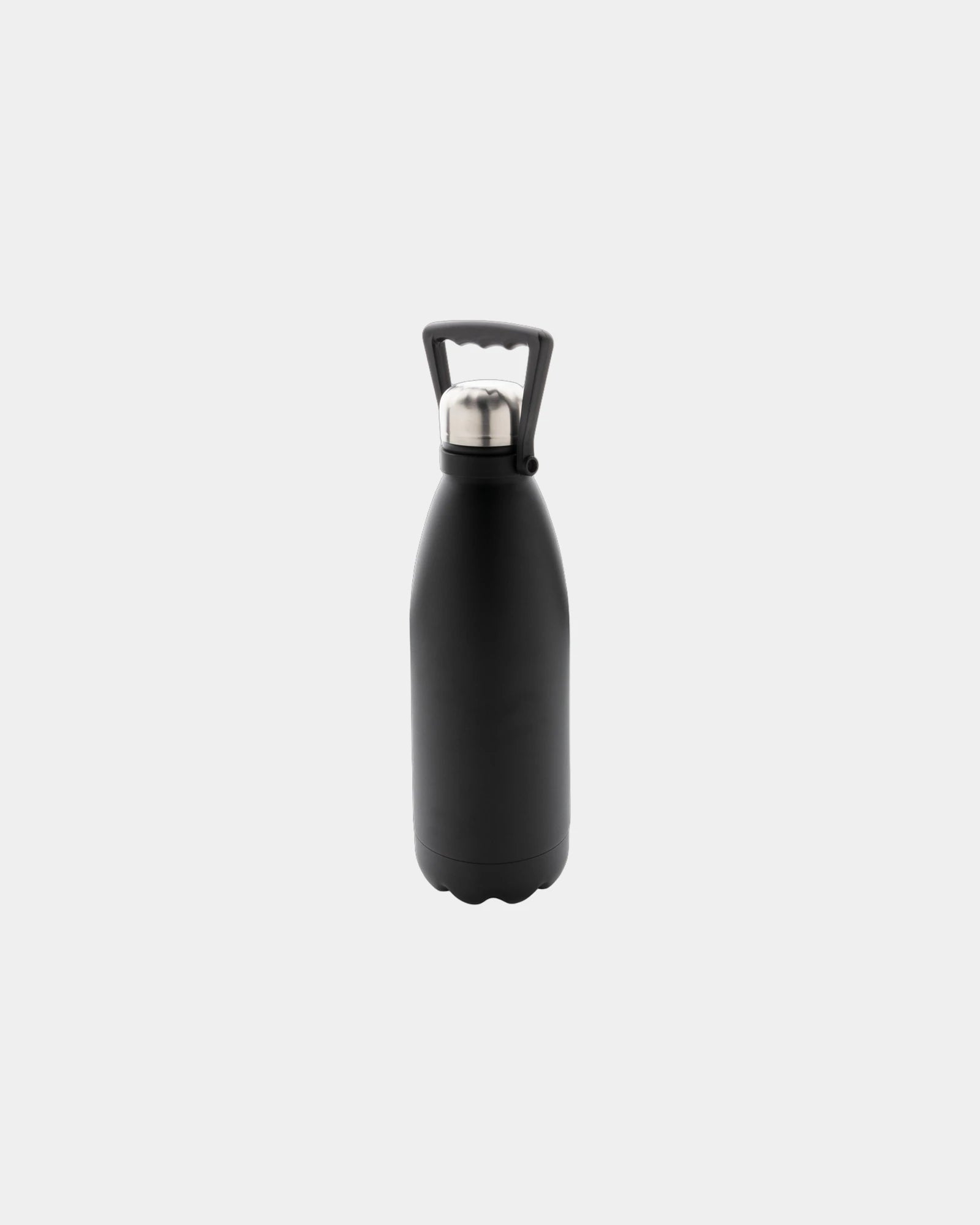 Promotional recycled stainless steel 1.5L water bottle - Black