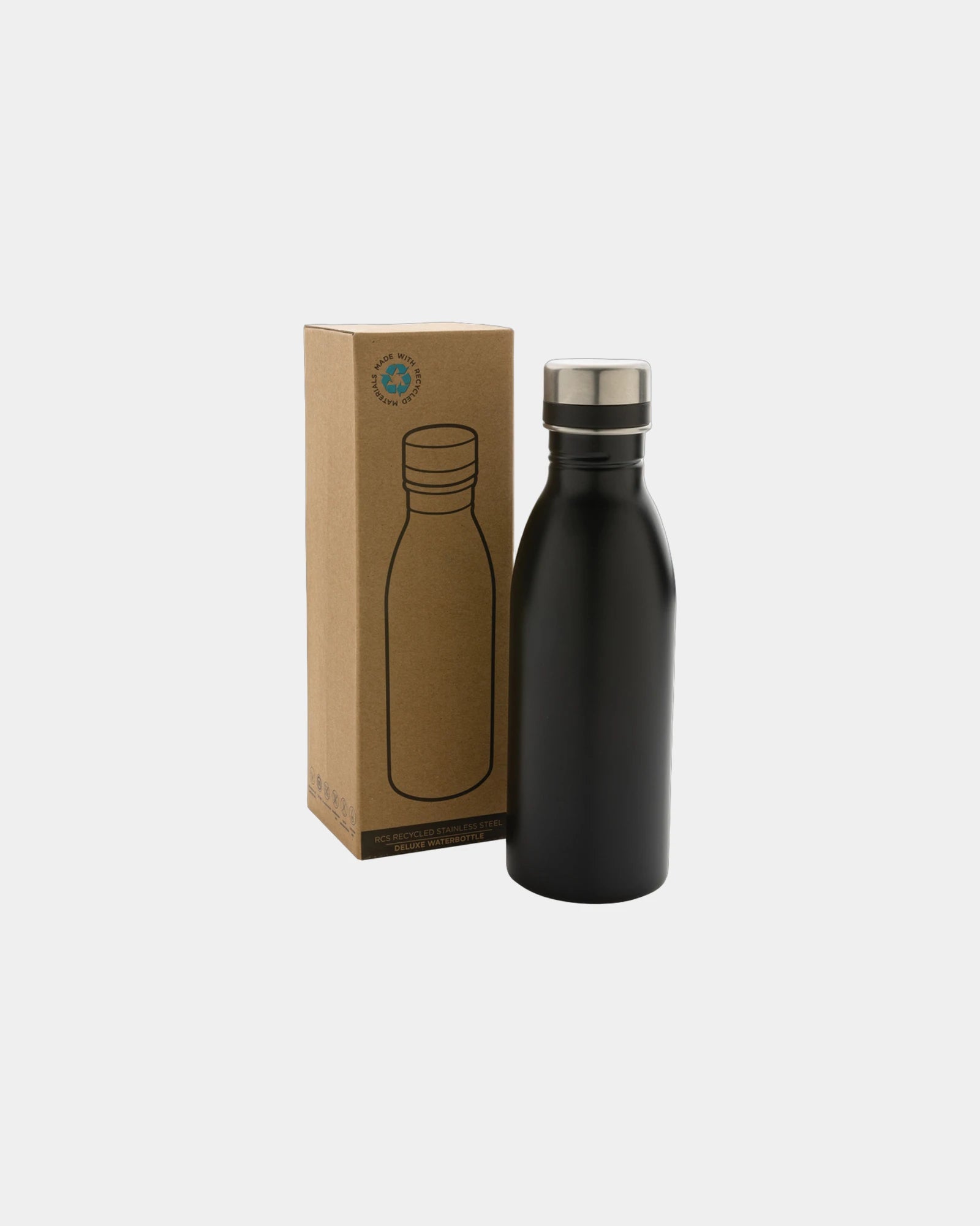 Promotional recycled stainless steel water bottle 500ml - 7