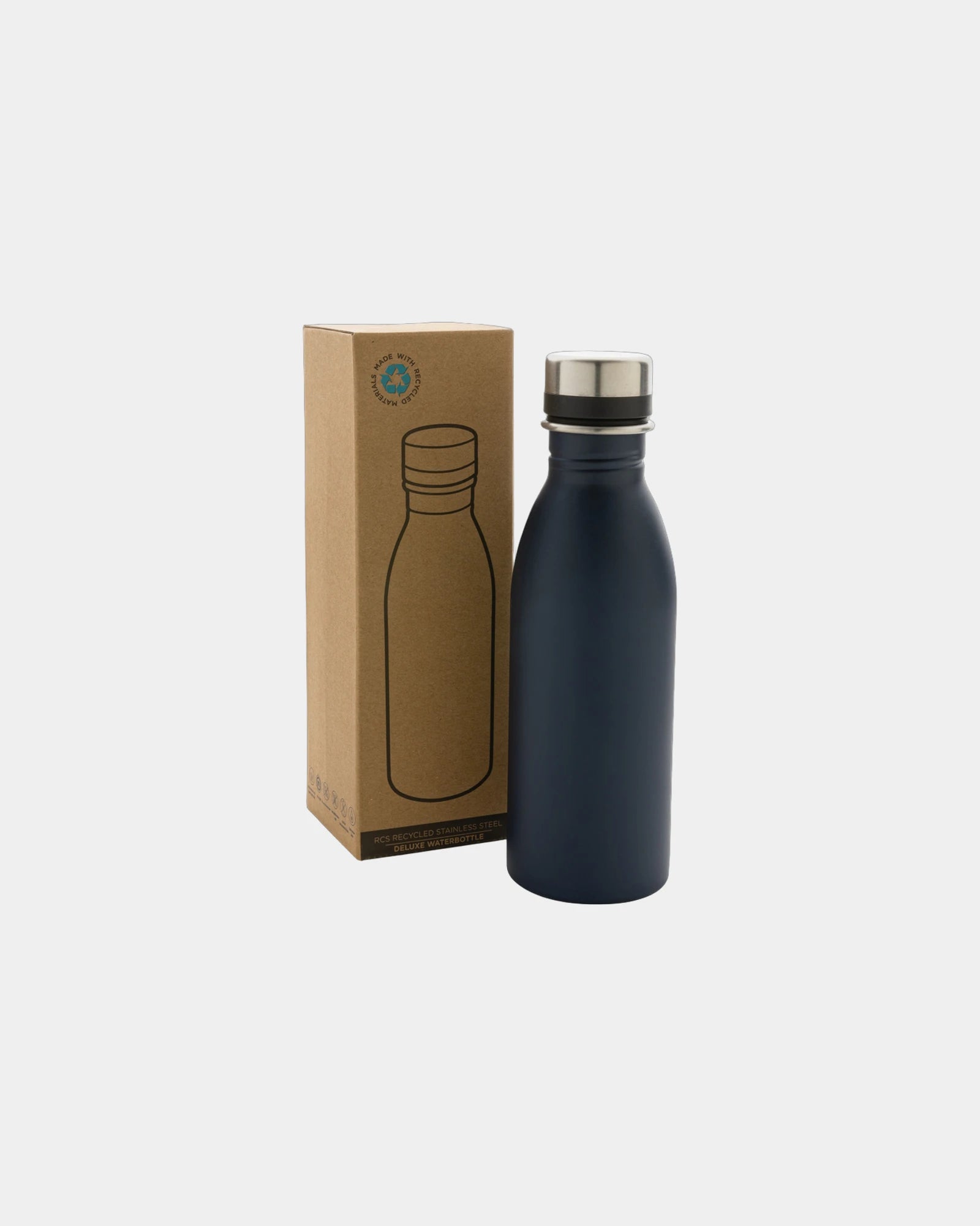 Promotional recycled stainless steel water bottle 500ml - 3