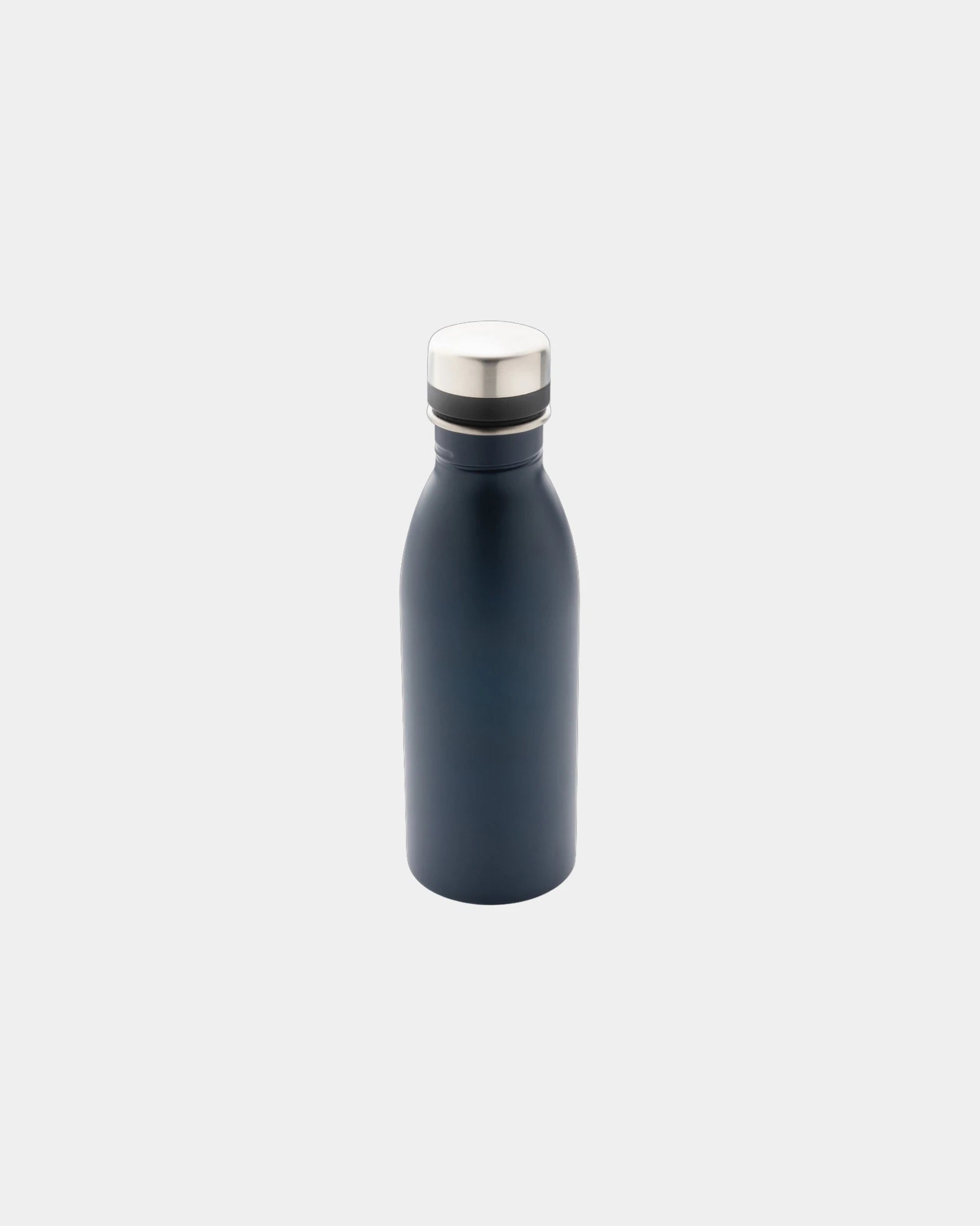 Promotional recycled stainless steel water bottle 500ml - Navy
