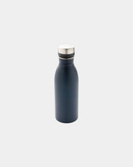 Promotional recycled stainless steel water bottle 500ml - Navy
