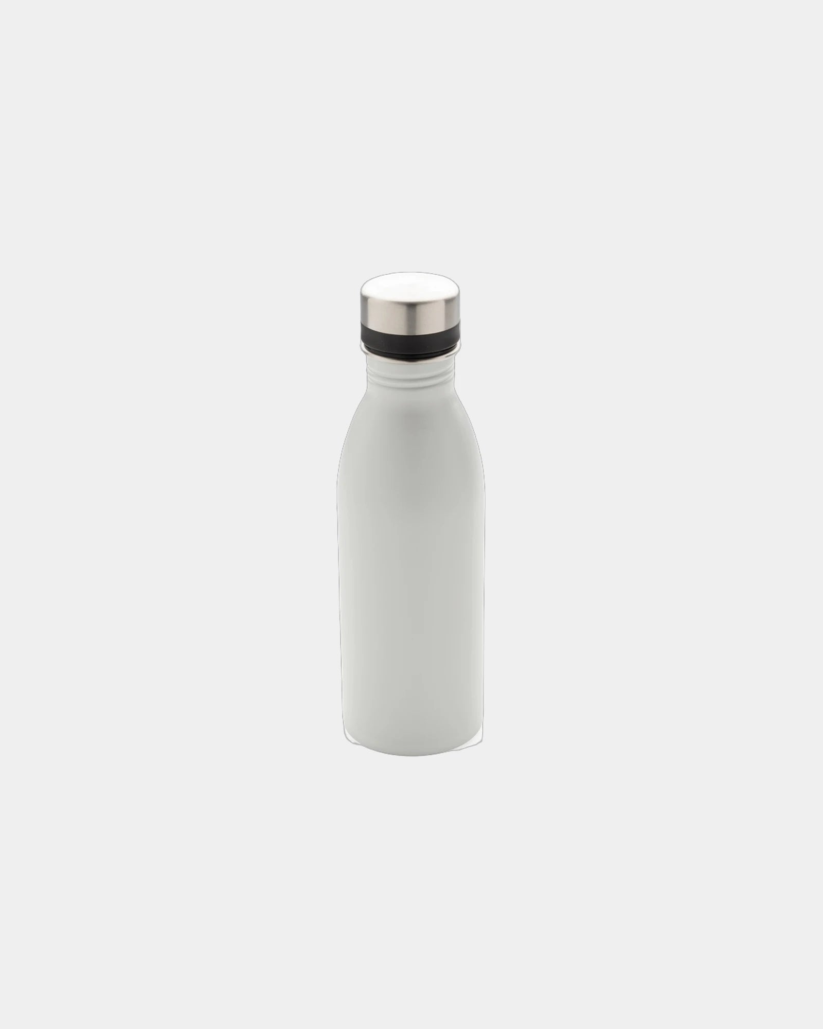 Promotional recycled stainless steel water bottle 500ml - White