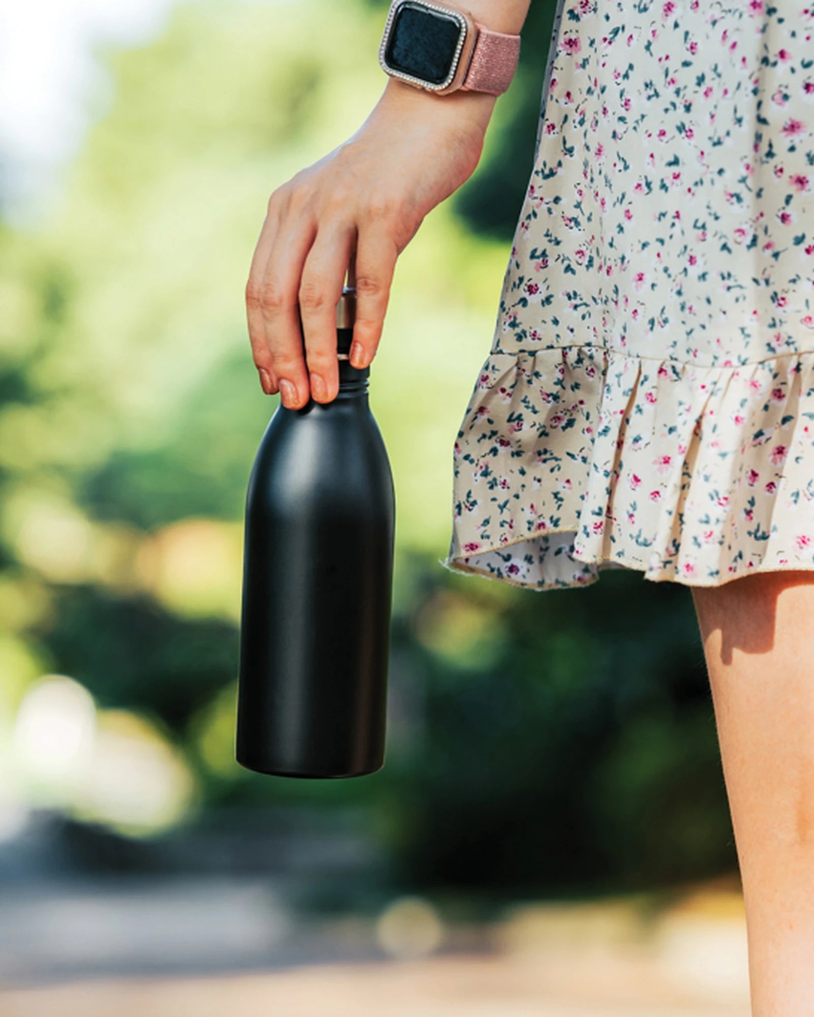Promotional recycled stainless steel water bottle 500ml - 9