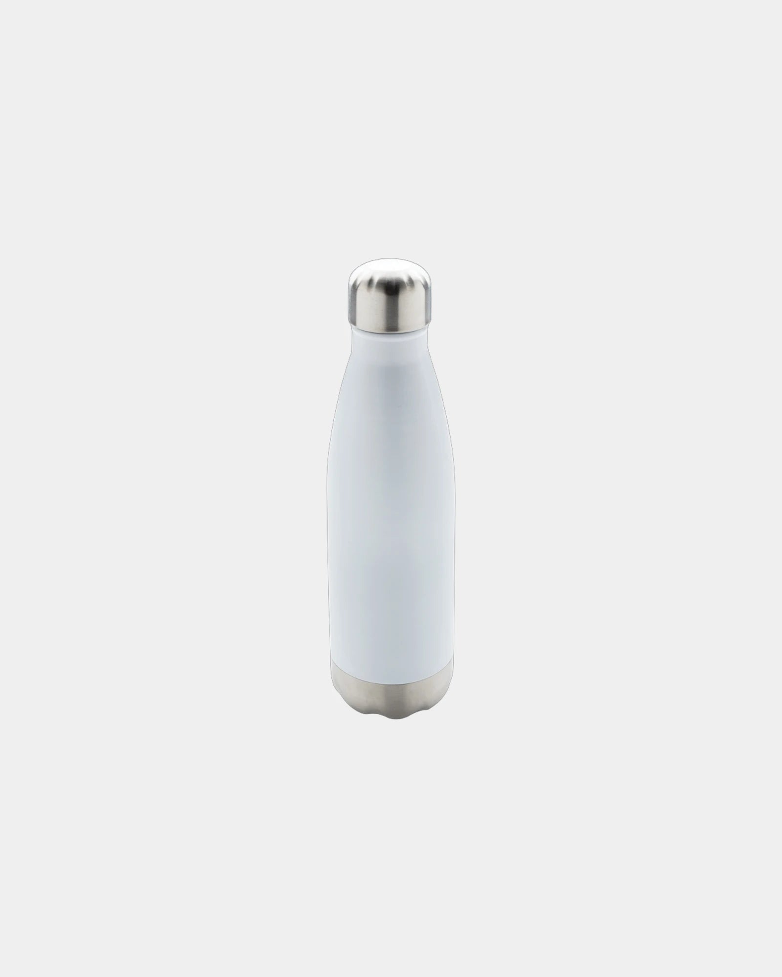 Promotional insulated stainless steel water bottle 500ml - White