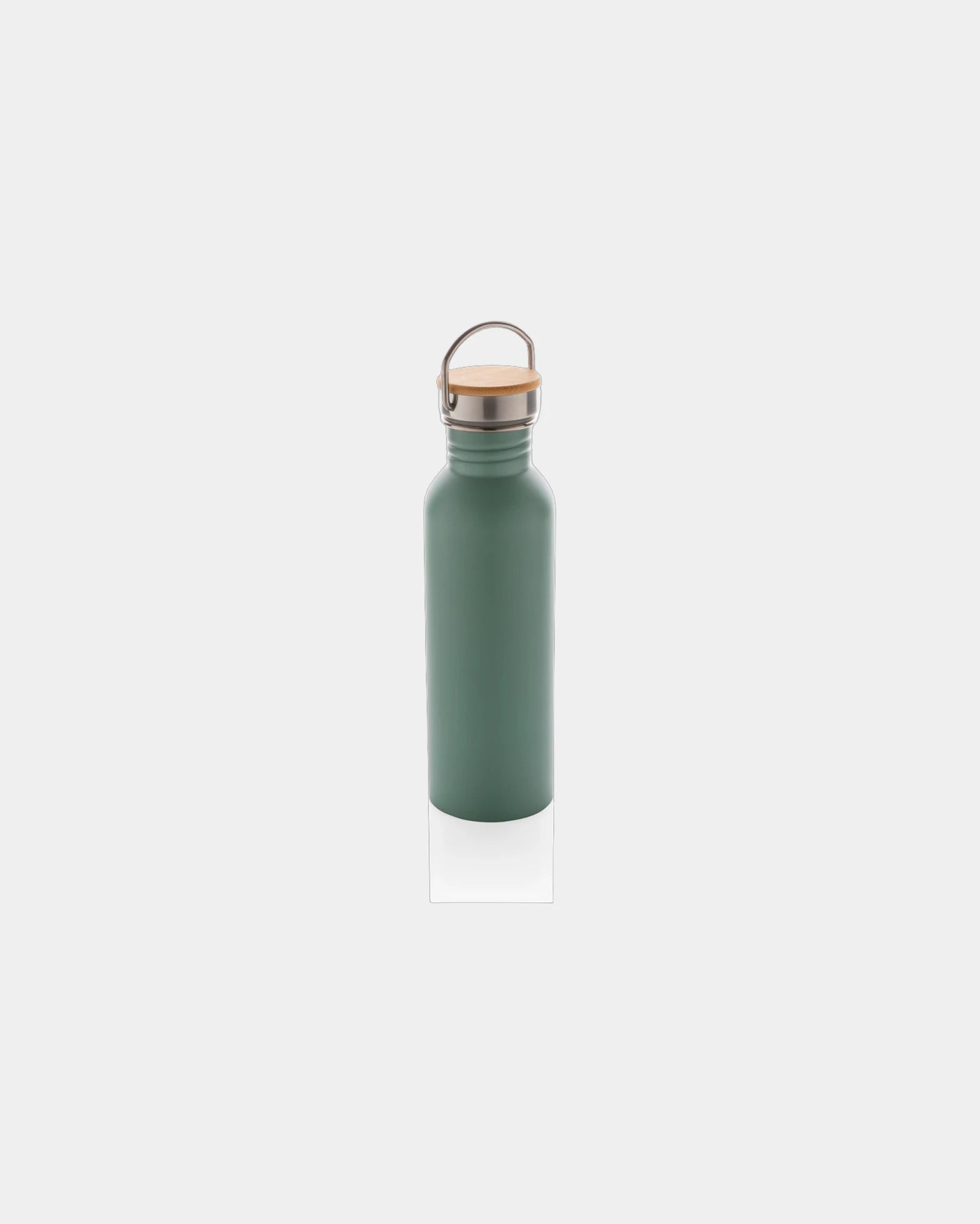 Promotional stainless steel water bottle 710ml - Green