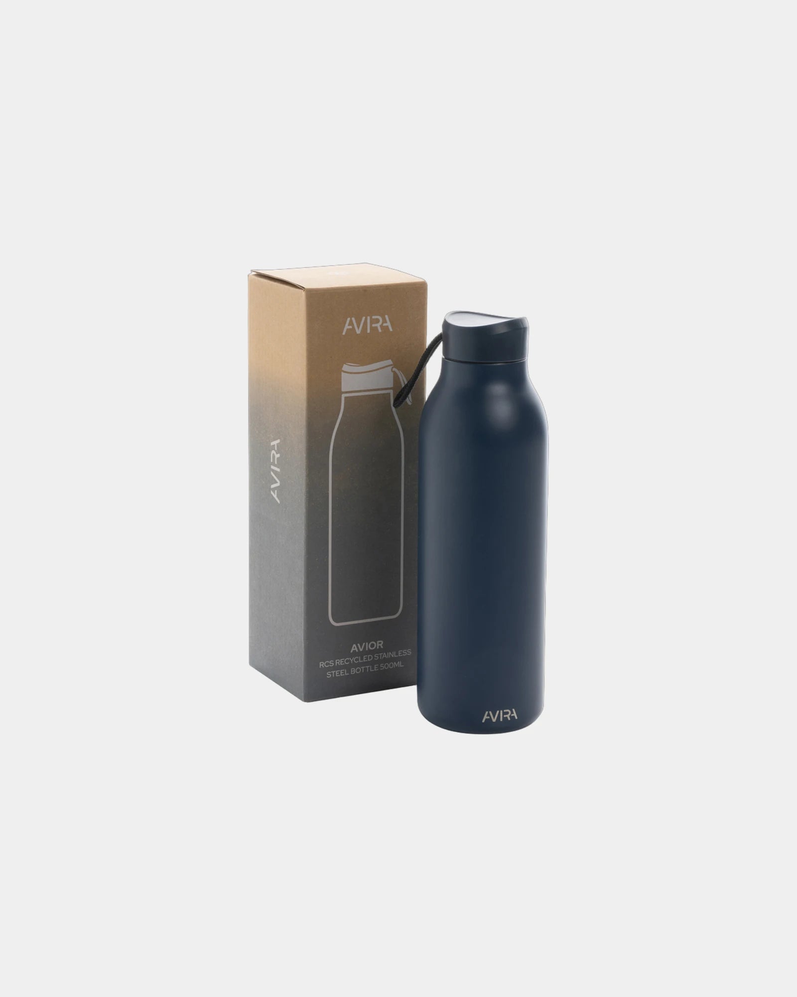 Promotional recycled stainless steel water bottle 500ml - 7