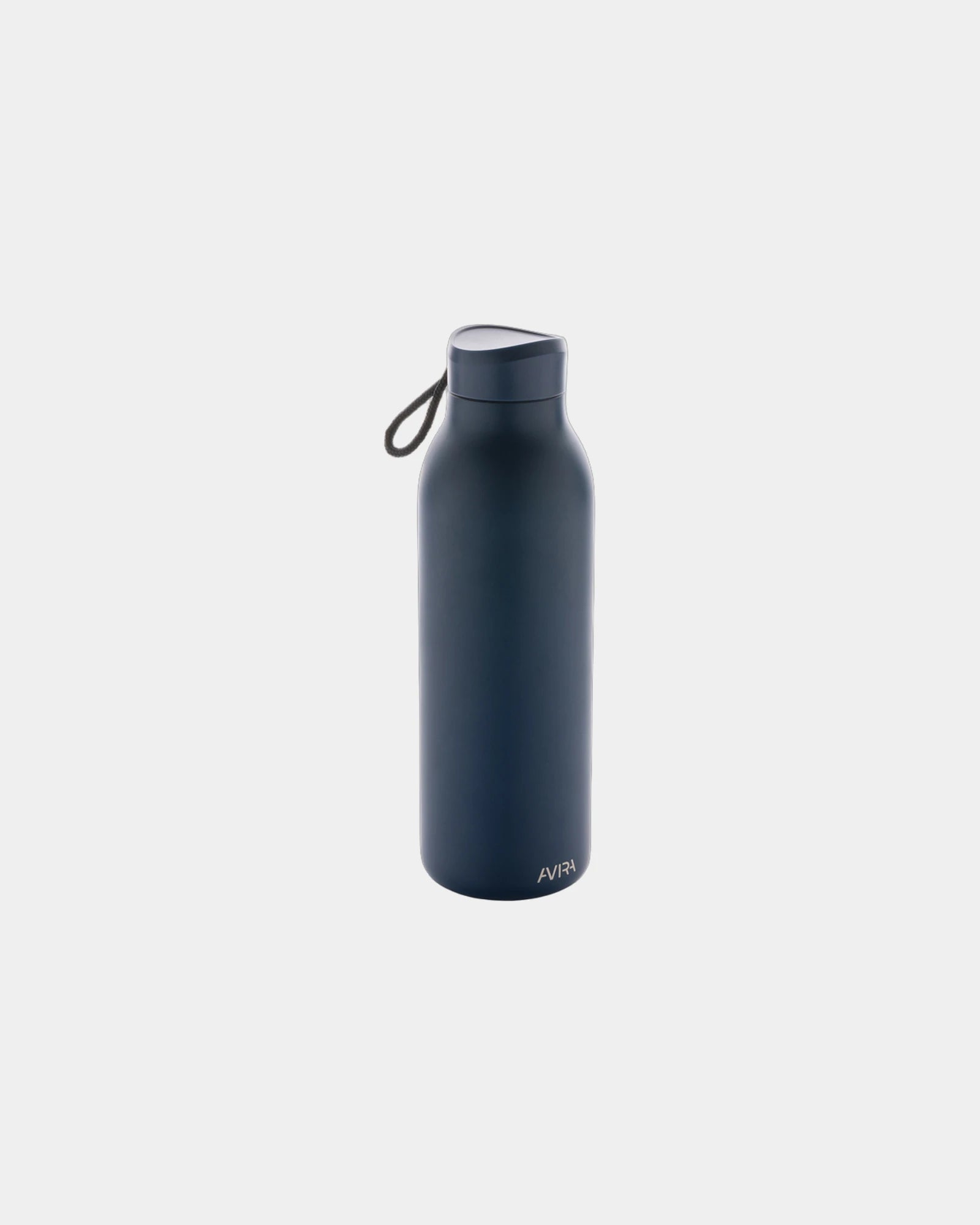 Promotional recycled stainless steel water bottle 500ml - Navy