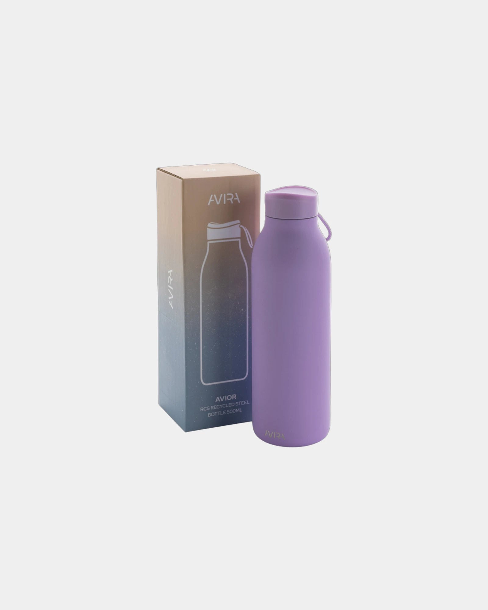 Promotional recycled stainless steel water bottle 500ml - 77