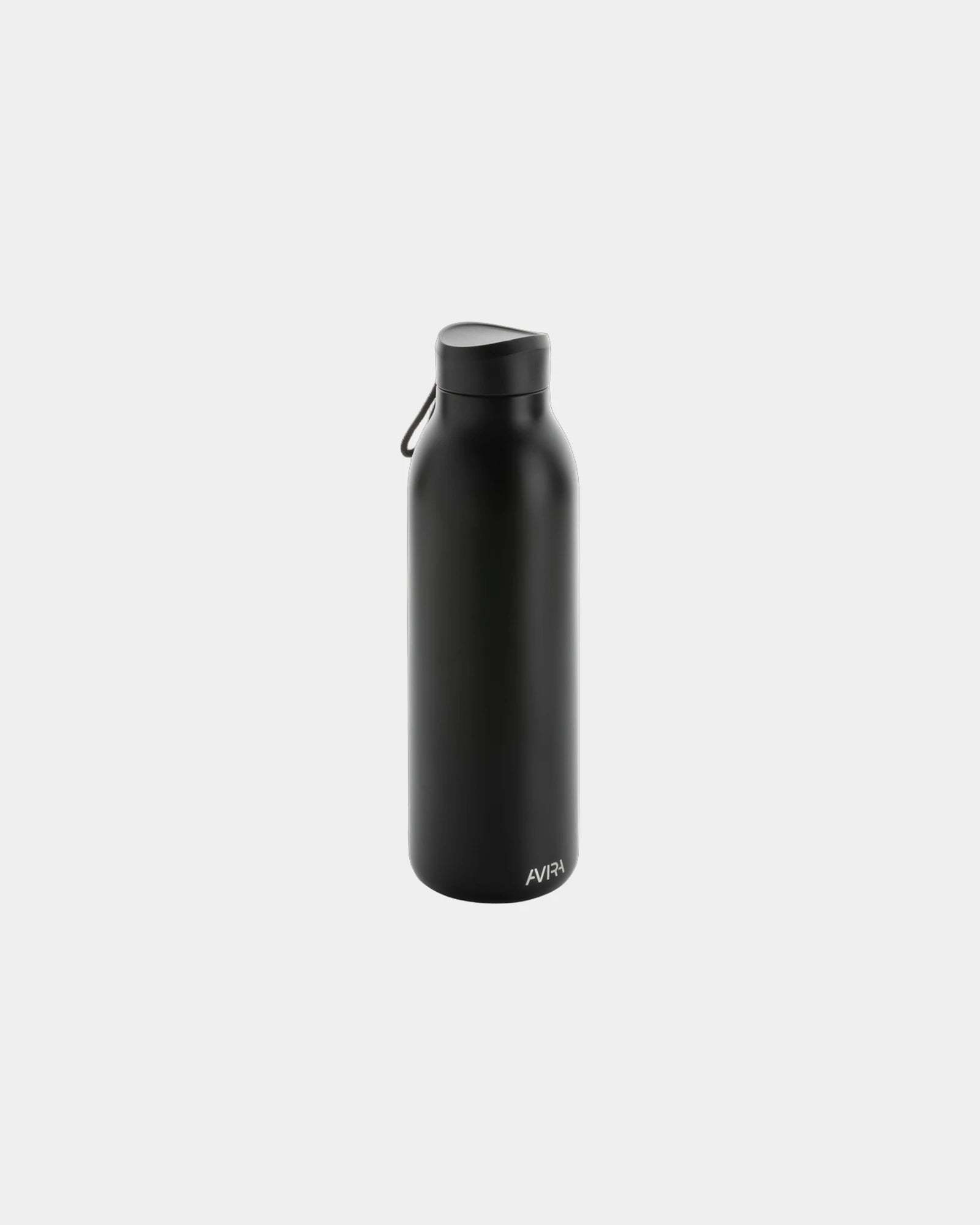 Promotional recycled stainless steel water bottle 500ml - Black