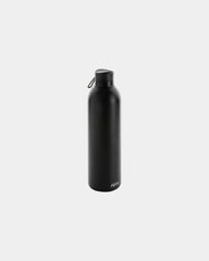 Custom insulated recycled steel water bottle 1L - Black