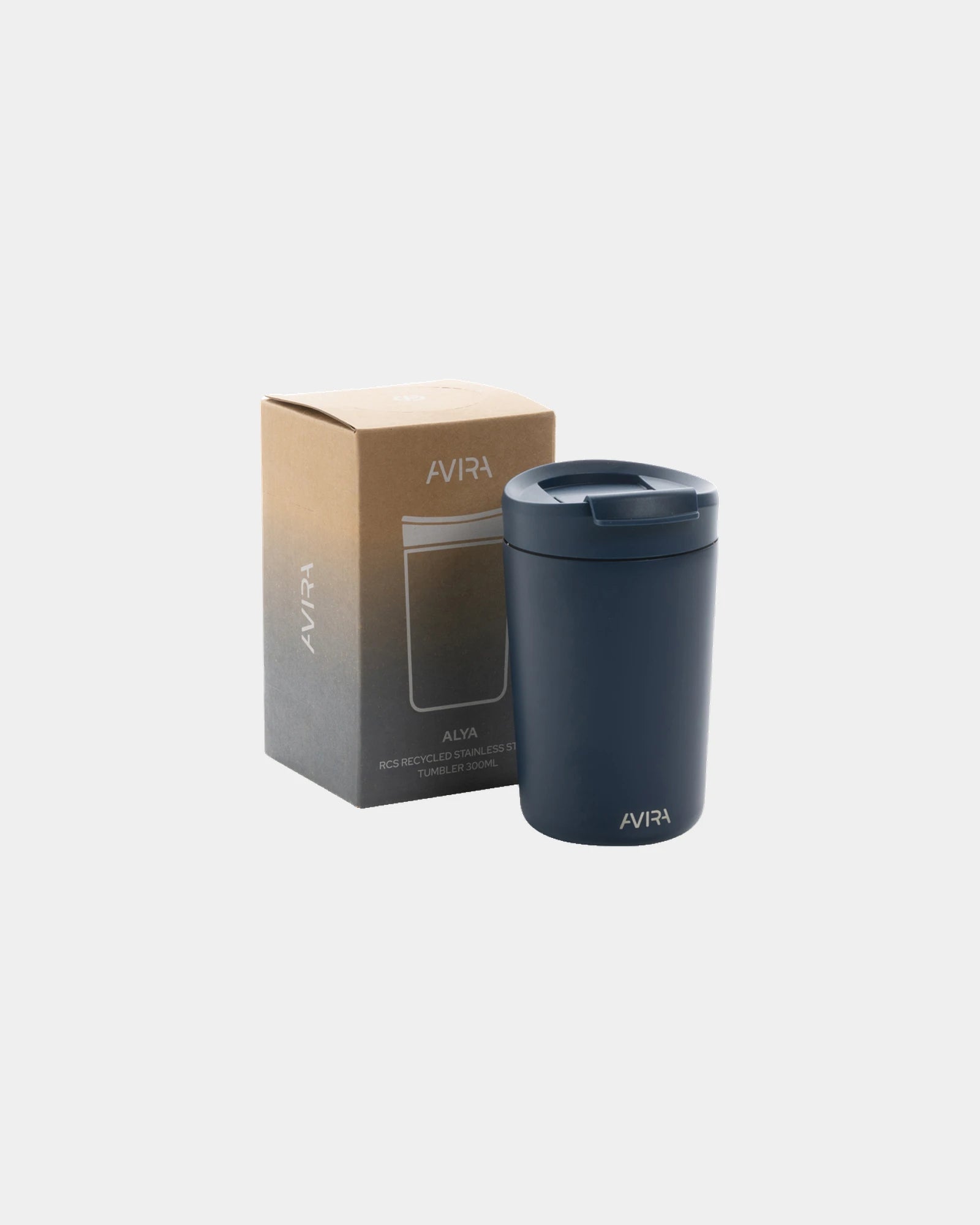 Custom recycled stainless steel mug 300ml Avira Alya