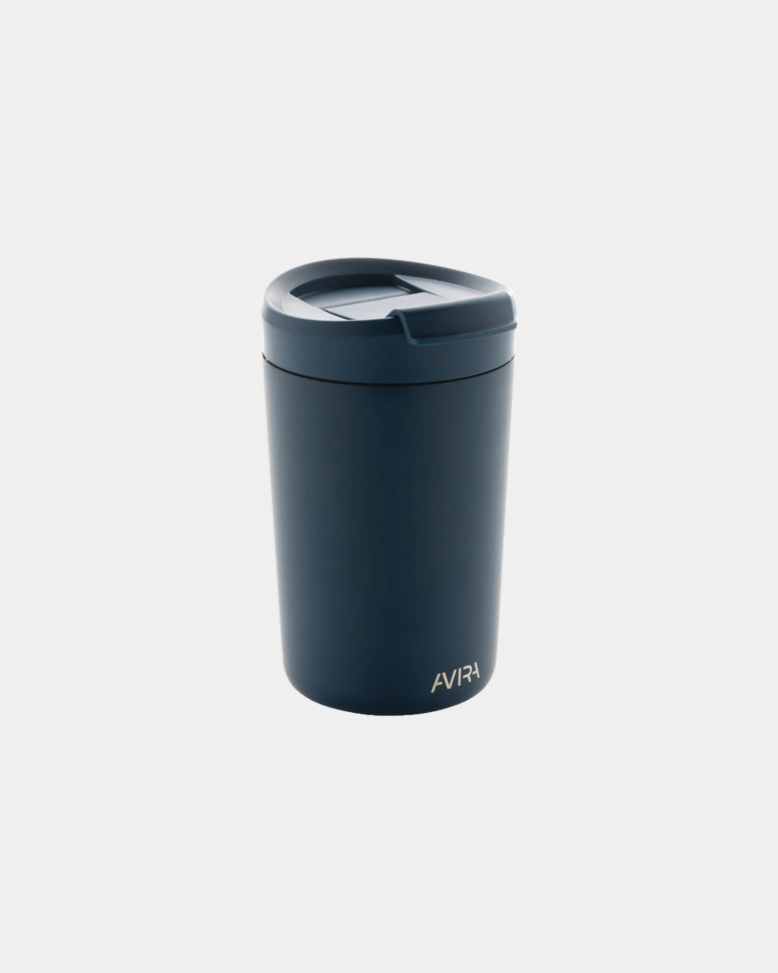 Custom recycled stainless steel mug 300ml Avira Alya - Navy