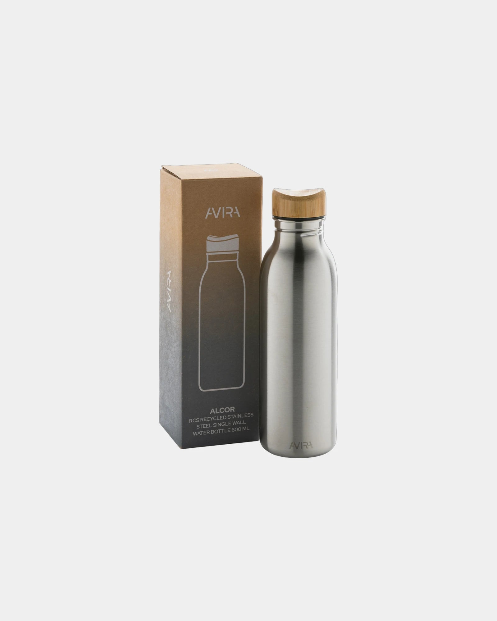 Promotional recycled stainless steel water bottle 600ml - 13