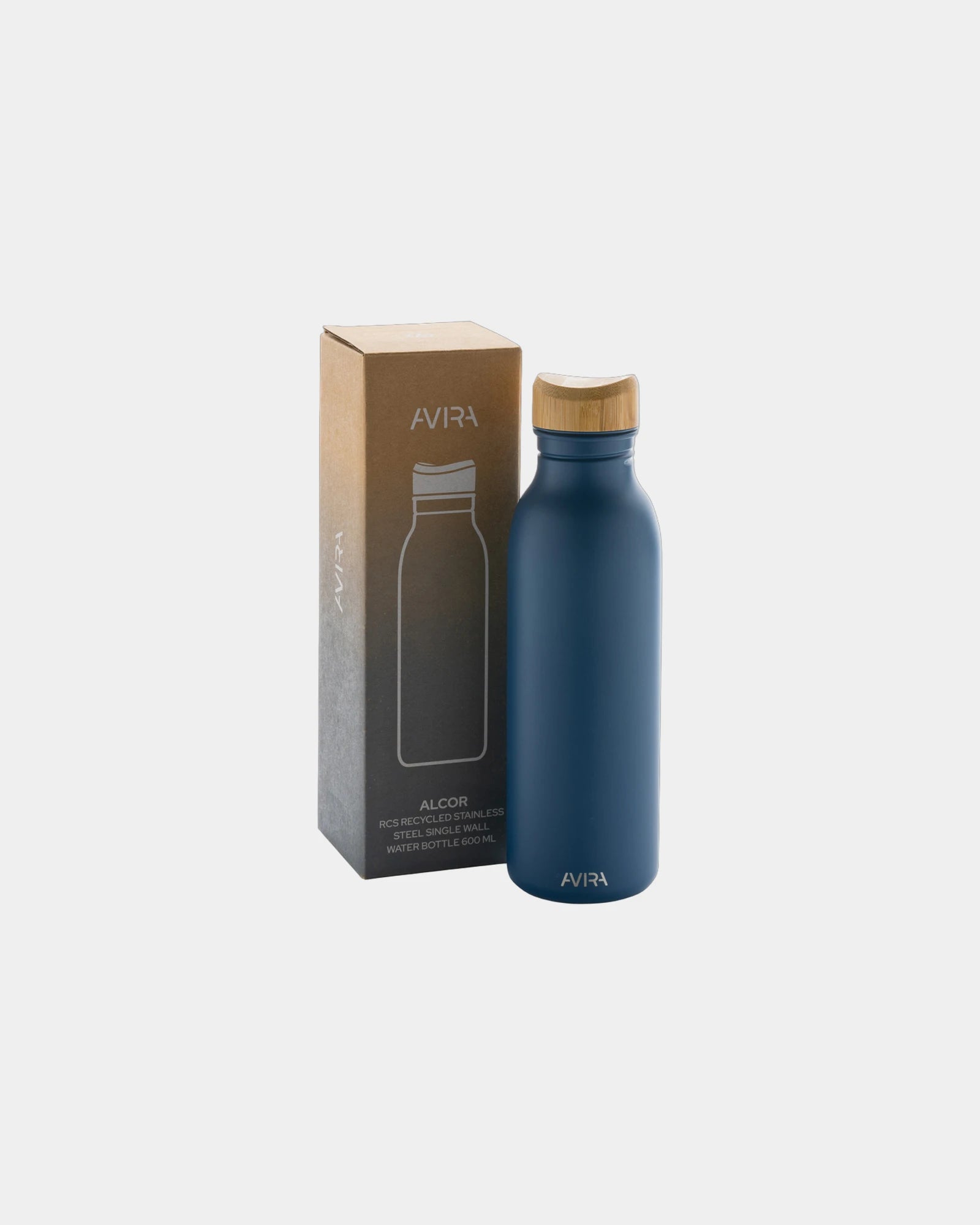 Promotional recycled stainless steel water bottle 600ml - 25