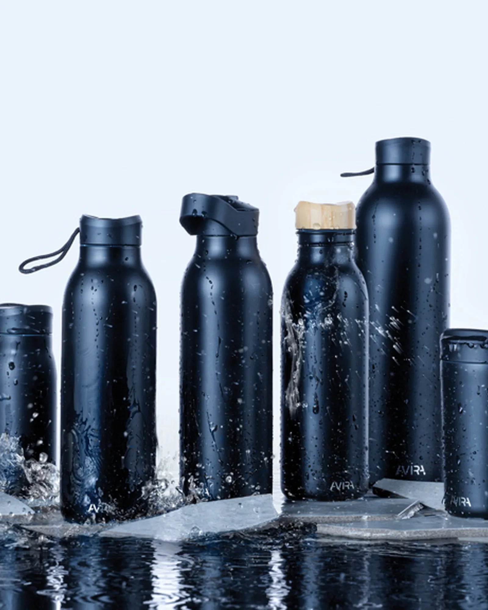 Promotional recycled stainless steel water bottle 600ml - 8