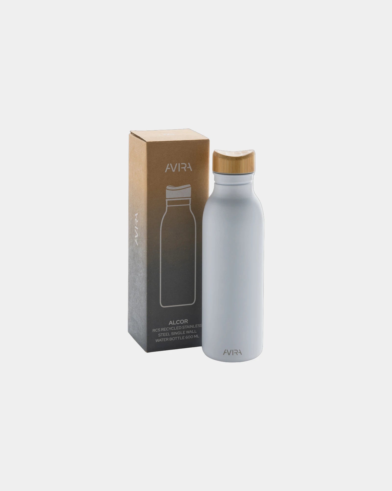 Promotional recycled stainless steel water bottle 600ml - 19