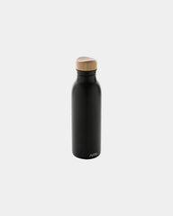 Promotional recycled stainless steel water bottle 600ml - Black