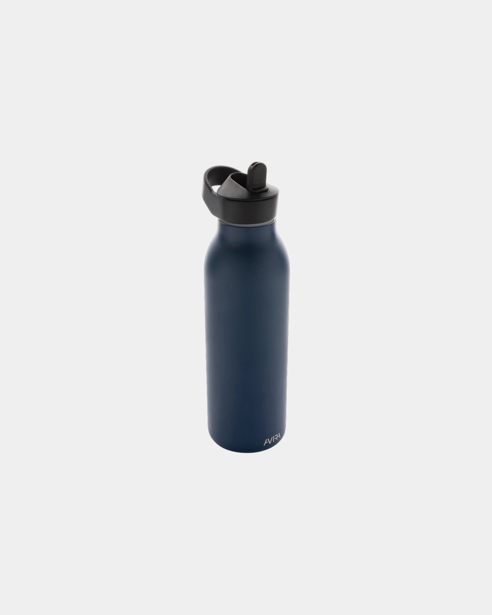 Custom recycled stainless steel water bottle 500ml - Navy