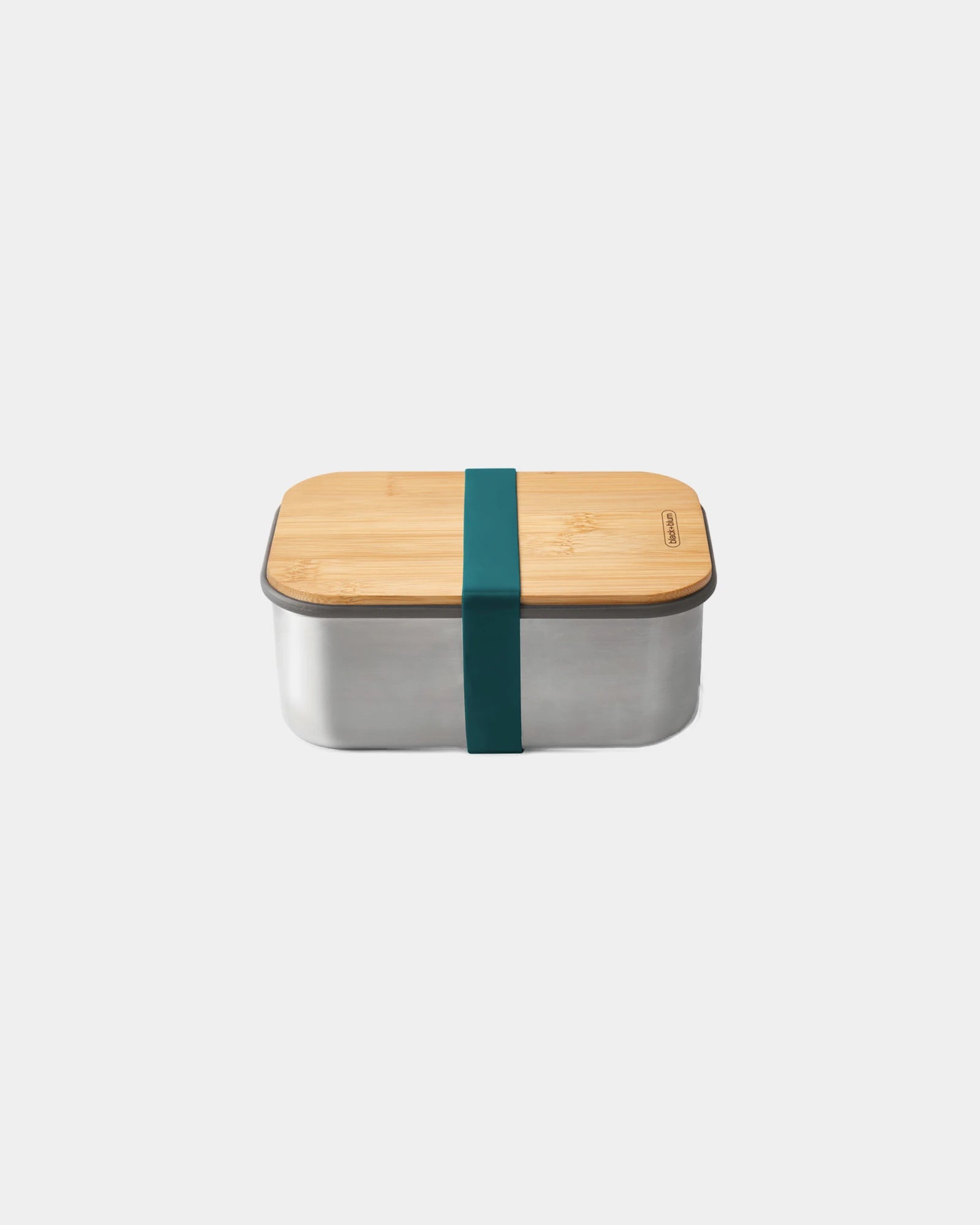 Custom stainless steel lunch box Black + Blum Large - Turquoise