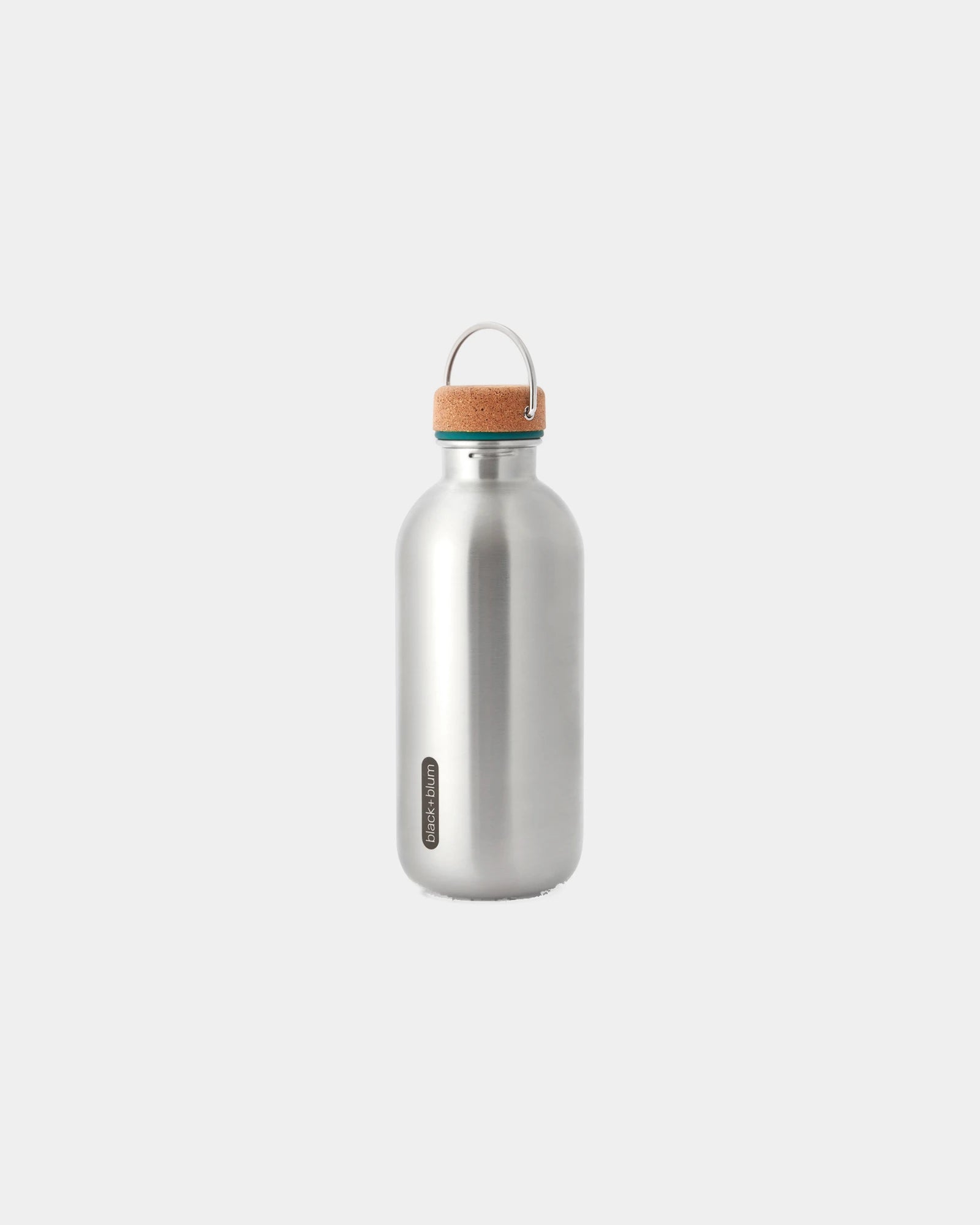 Custom eco-friendly stainless steel water bottle Black + Blum - Turquoise