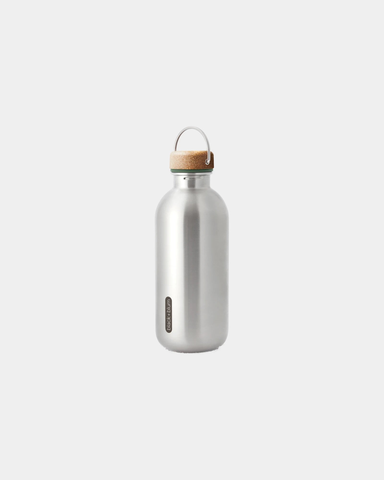 Custom eco-friendly stainless steel water bottle Black + Blum - Olive Green