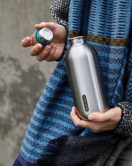 Custom eco-friendly stainless steel water bottle Black + Blum - 13