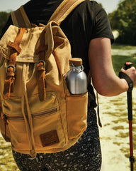 Custom eco-friendly stainless steel water bottle Black + Blum - 5