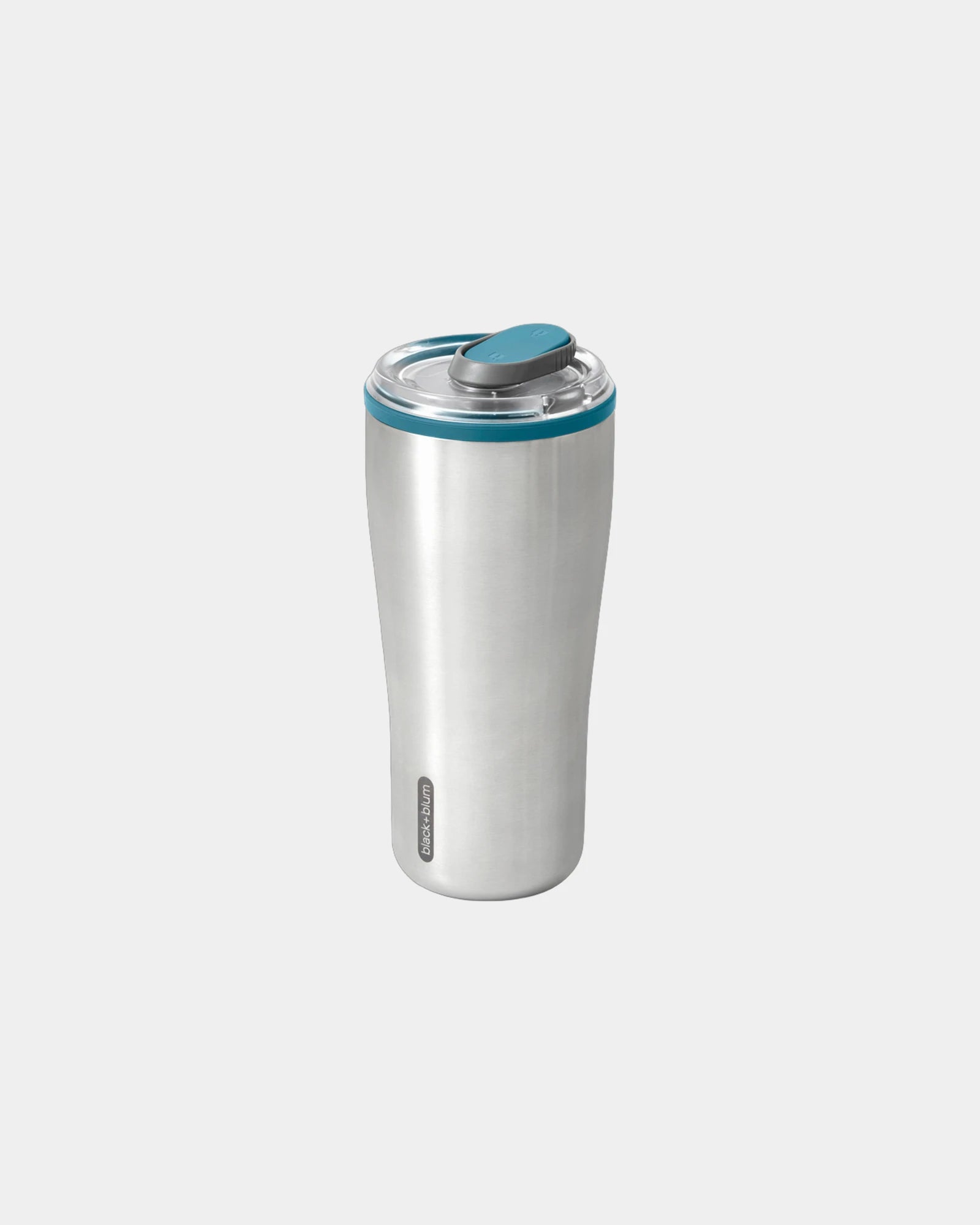 Custom insulated stainless steel mug Black + Blum 600ml - Turquoise