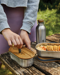 Custom stainless steel bento box Black + Blum - 10