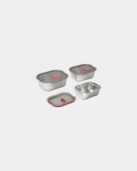 Custom stainless steel lunch box set Black + Blum - 3