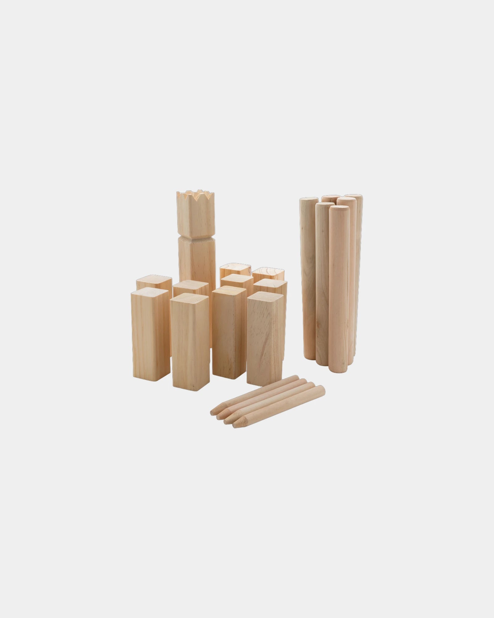 Promotional wooden Kubb game for outdoor fun - Brown