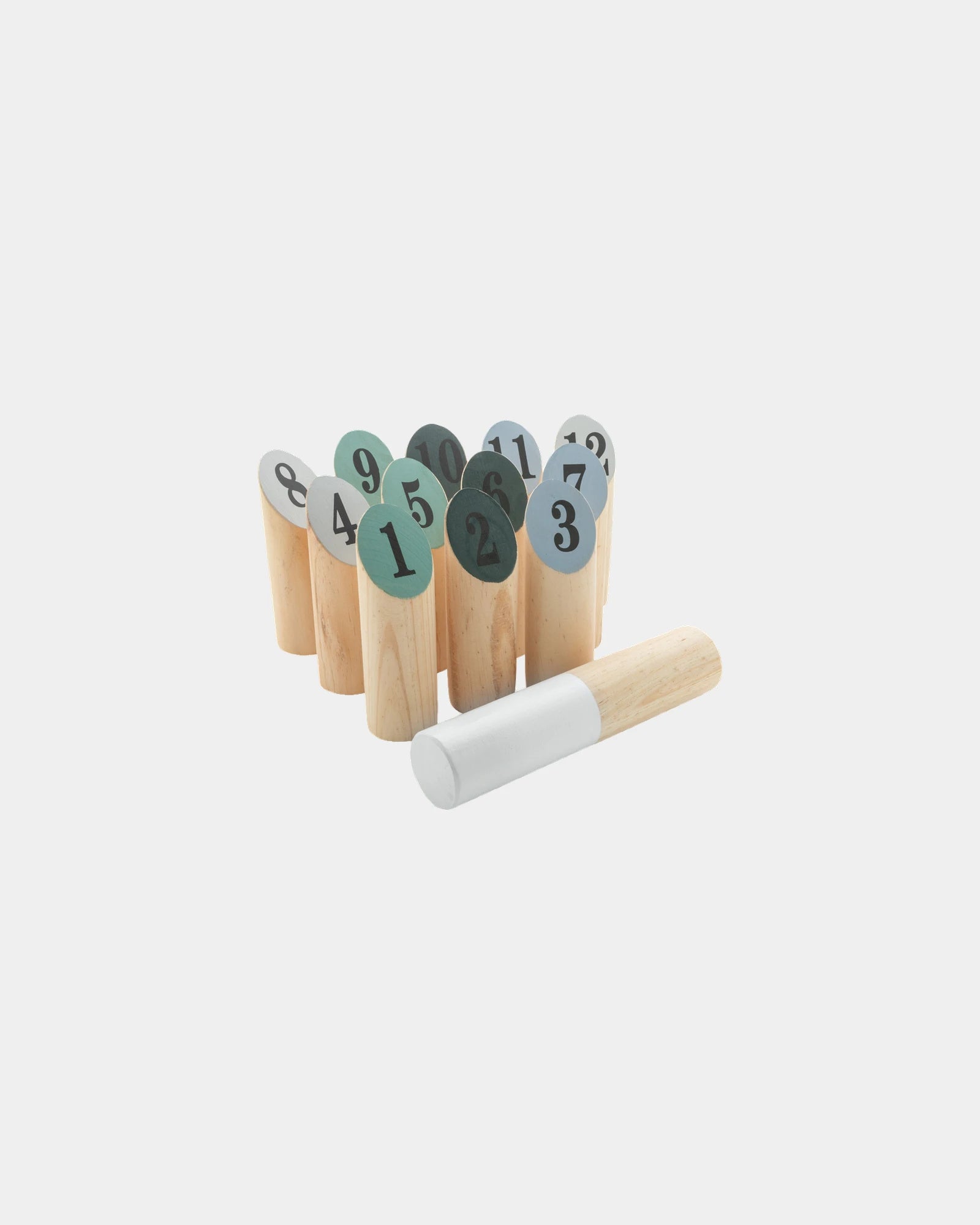 Promotional wooden outdoor game set - Brown