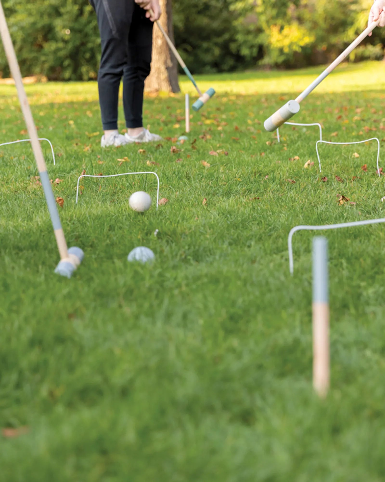 Promotional wooden croquet game for 4 players - 4