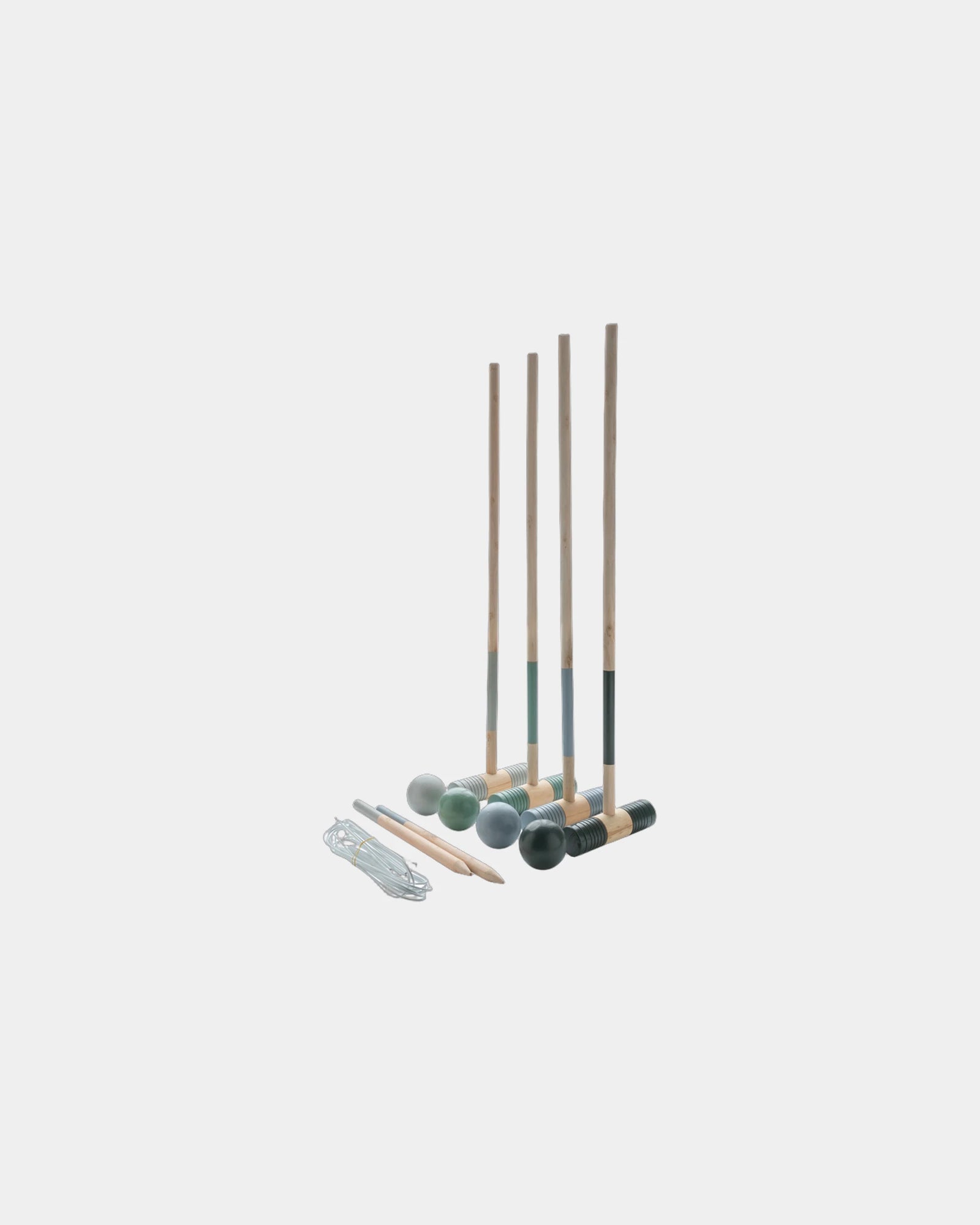 Promotional wooden croquet game for 4 players - Brown