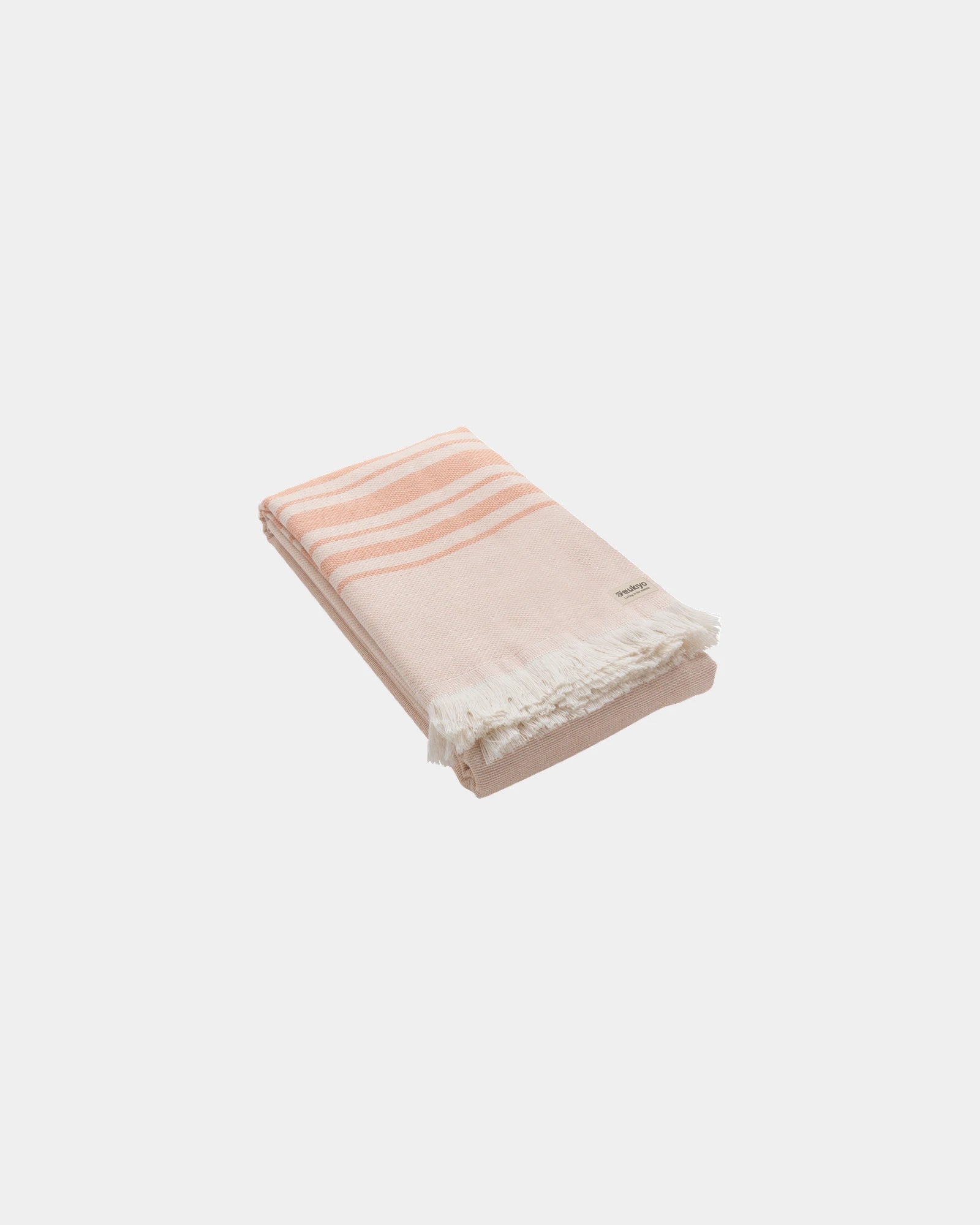 Promotional recycled cotton bath towel Ukiyo 100x180cm - Pink