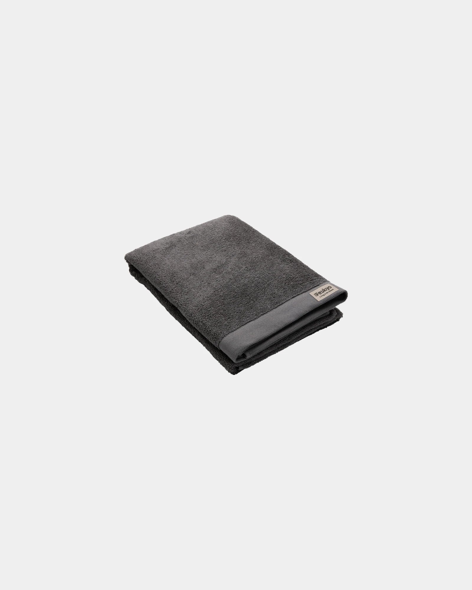 Promotional recycled cotton bath towel 70x140cm - Anthracite